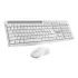 Value Top KMW1096W White Wireless Office Bangla Keyboard Mouse Combo